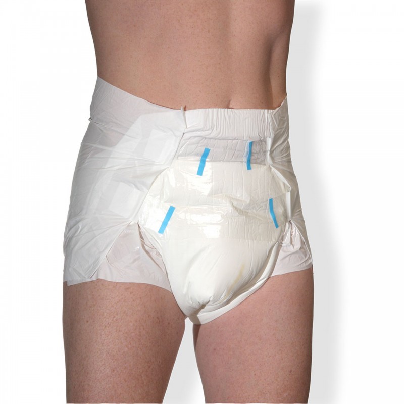 InControl Original, Thick White Plastic Backed Diapers