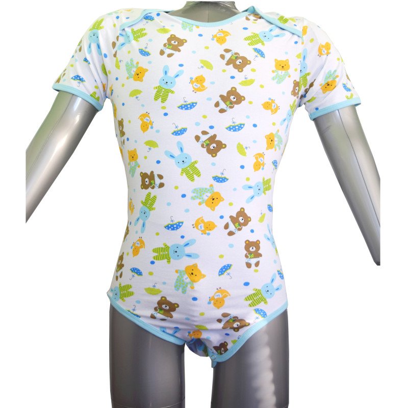 Onesie with Envelope Fold - Diaper Teddy